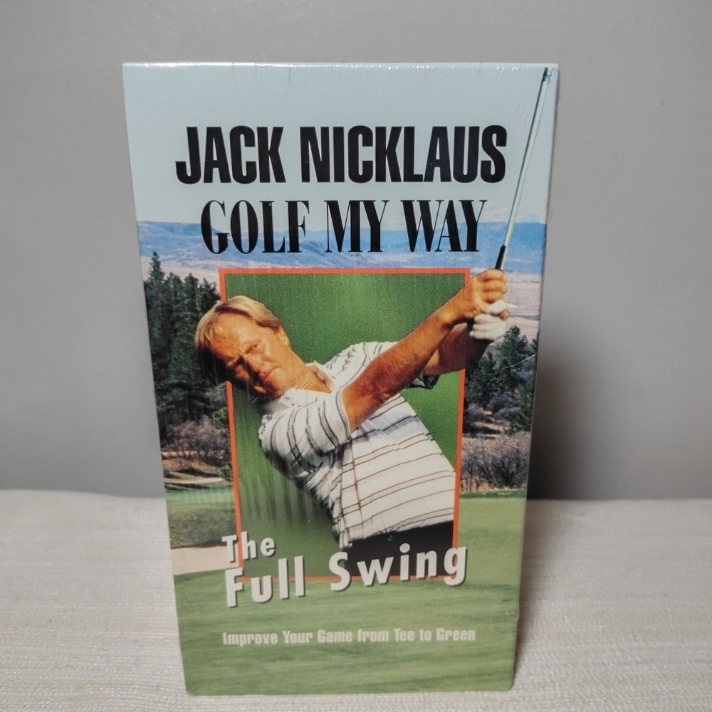 Jack‎ Nicklaus - Golf My Way: The Full Swing (VHS, 1991) Vintage Sealed